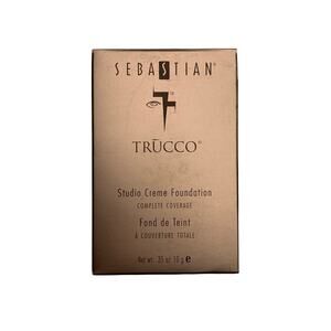 Sebastian Trucco Studio Creme Foundation Dark New In Box NOS Discontinued